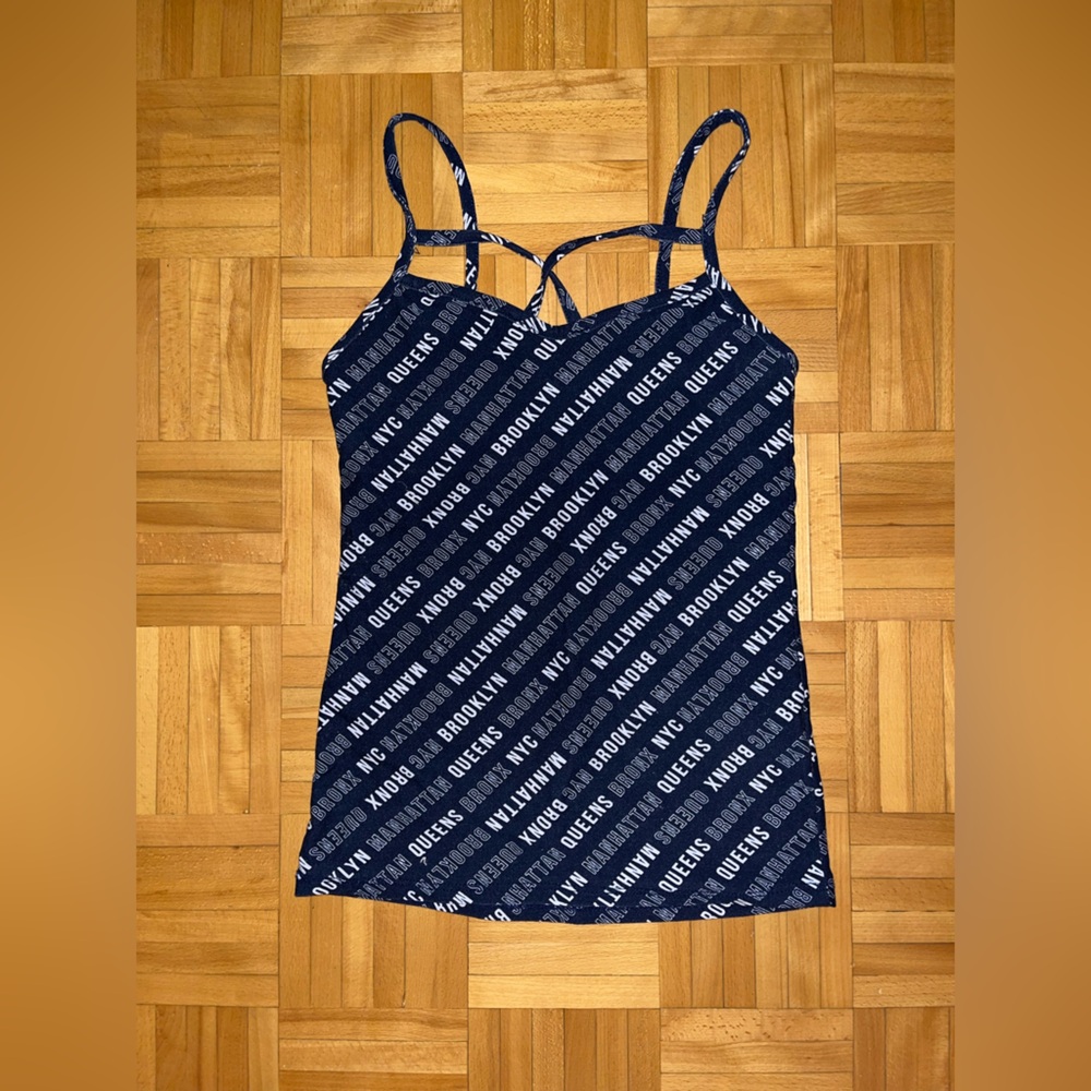 3 Ardene Tank Tops ft. One Navy Blue With Two Black Tank Tops (Size XS/S)